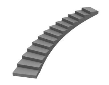 Ukrivljene stopnice 1